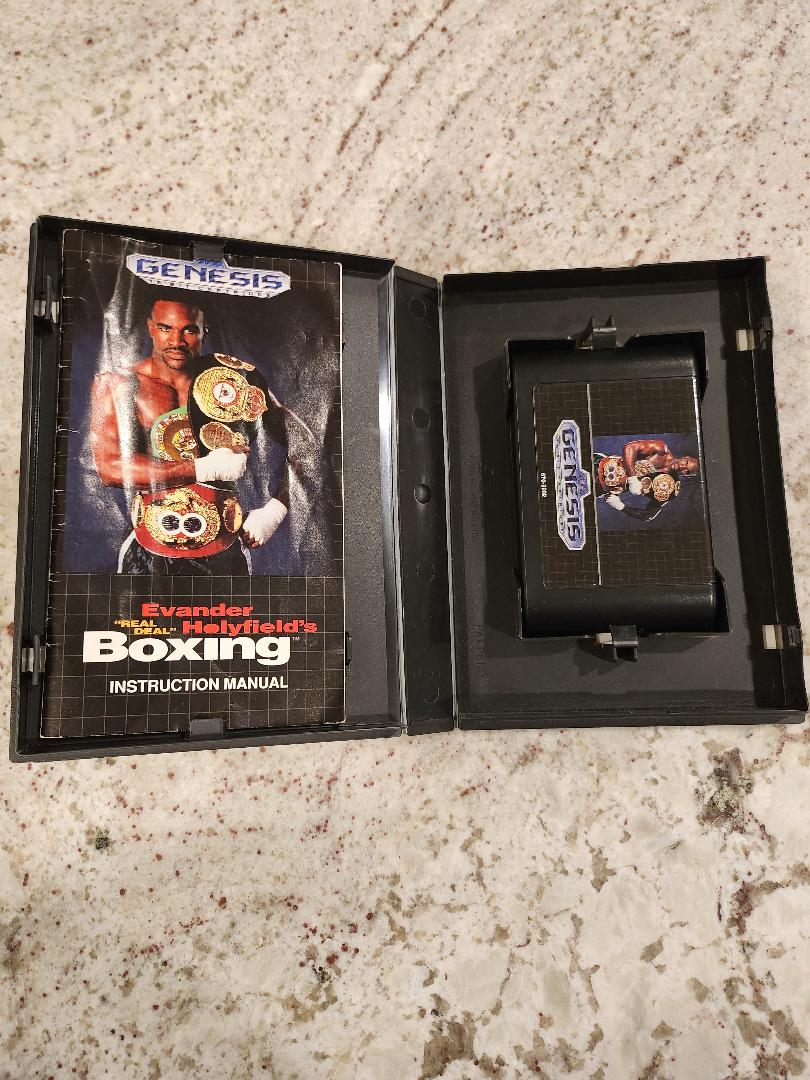 Evander Holyfield's "Real Deal" Boxing Sega Genesis CIB