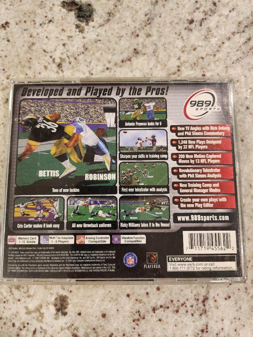 NFL Game Day 2000 PS1 