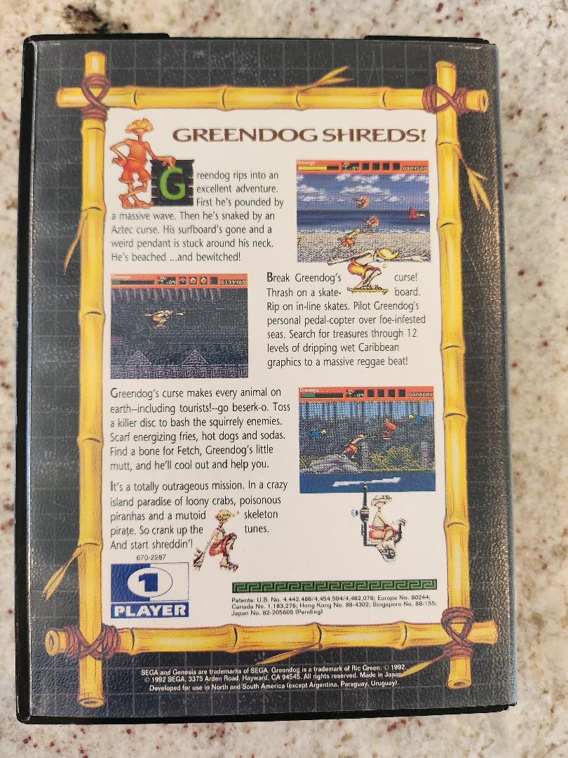 Greendog: El surfista varado Sega Genesis CIB 