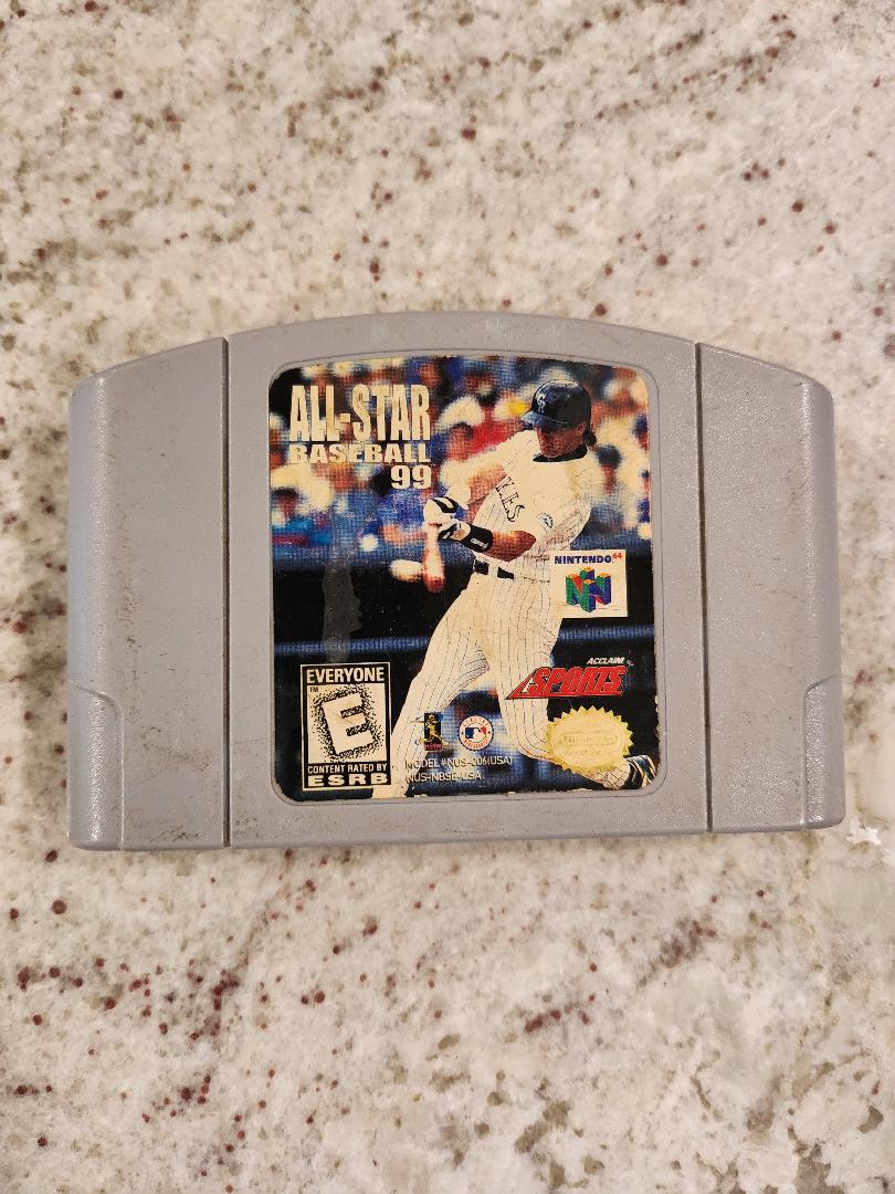 All Star Baseball 99 N64 Game