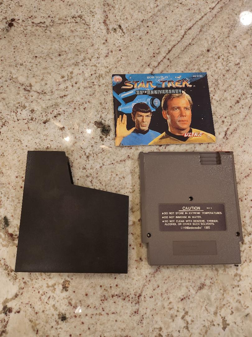 Star Trek: 25th Anniversary W/Case and Manual Nintendo NES