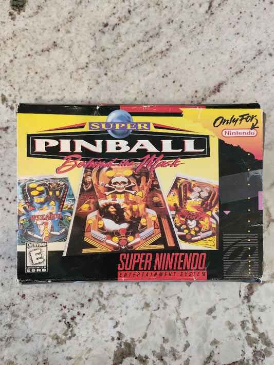 Super Pinball: Behind the Mask SNES