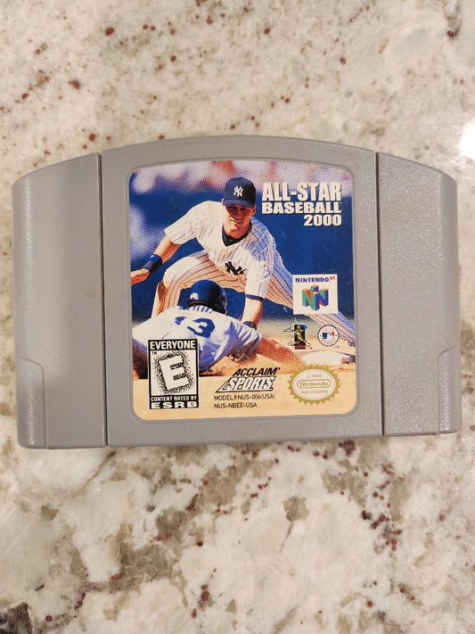 All Star Baseball 2000 N64 Game