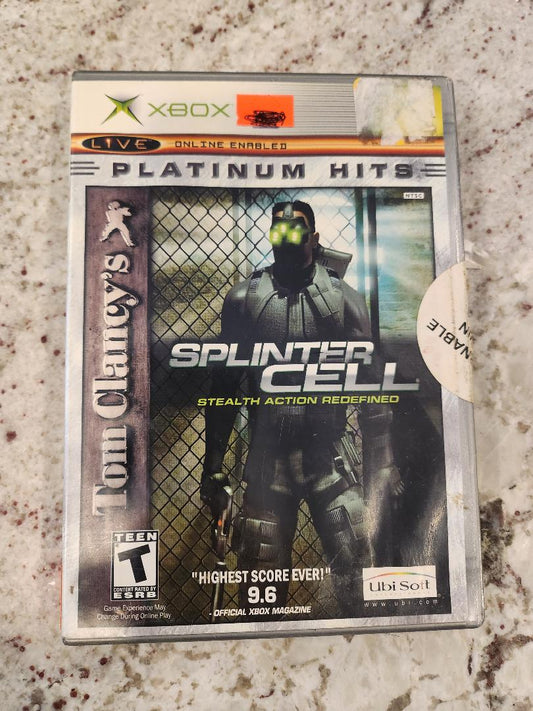 Tom Clancy's Splinter Cell Stealth Action Redefined Xbox Original