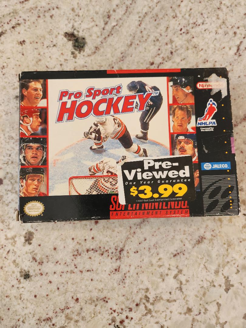 Pro Sport Hockey SNES