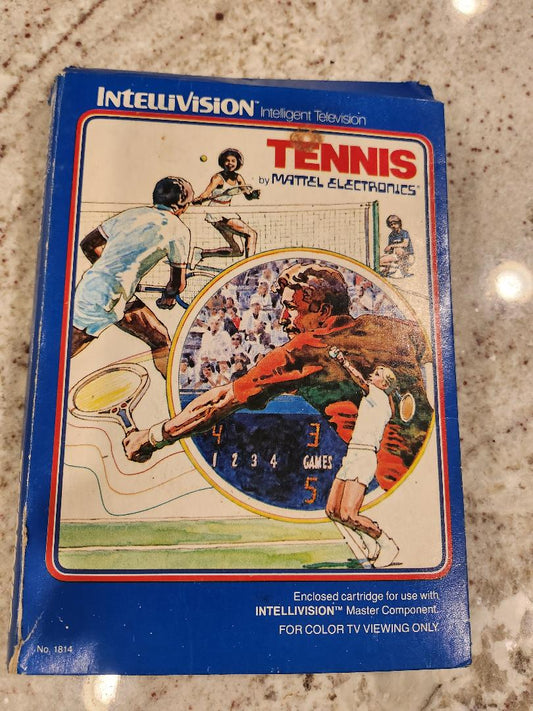 Tennis Intellivision Mattel Electronics