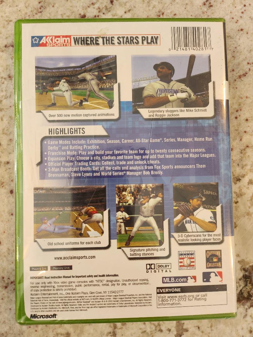 All Star Baseball 2003 Original Xbox