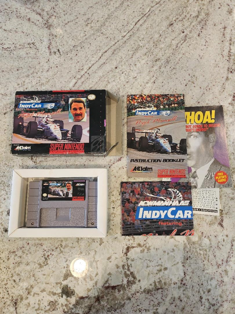 Newman Haas Indycar featuring Nigel Mansell SNES