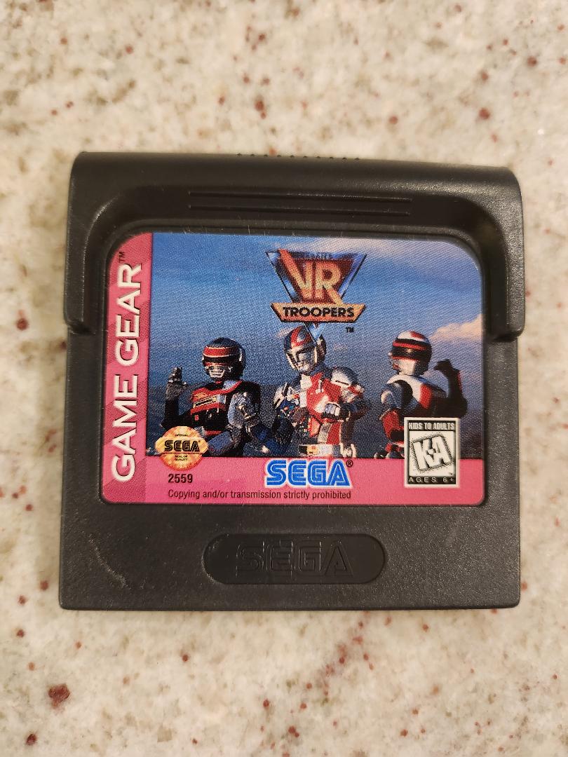 VR Troopers Sega Game Gear