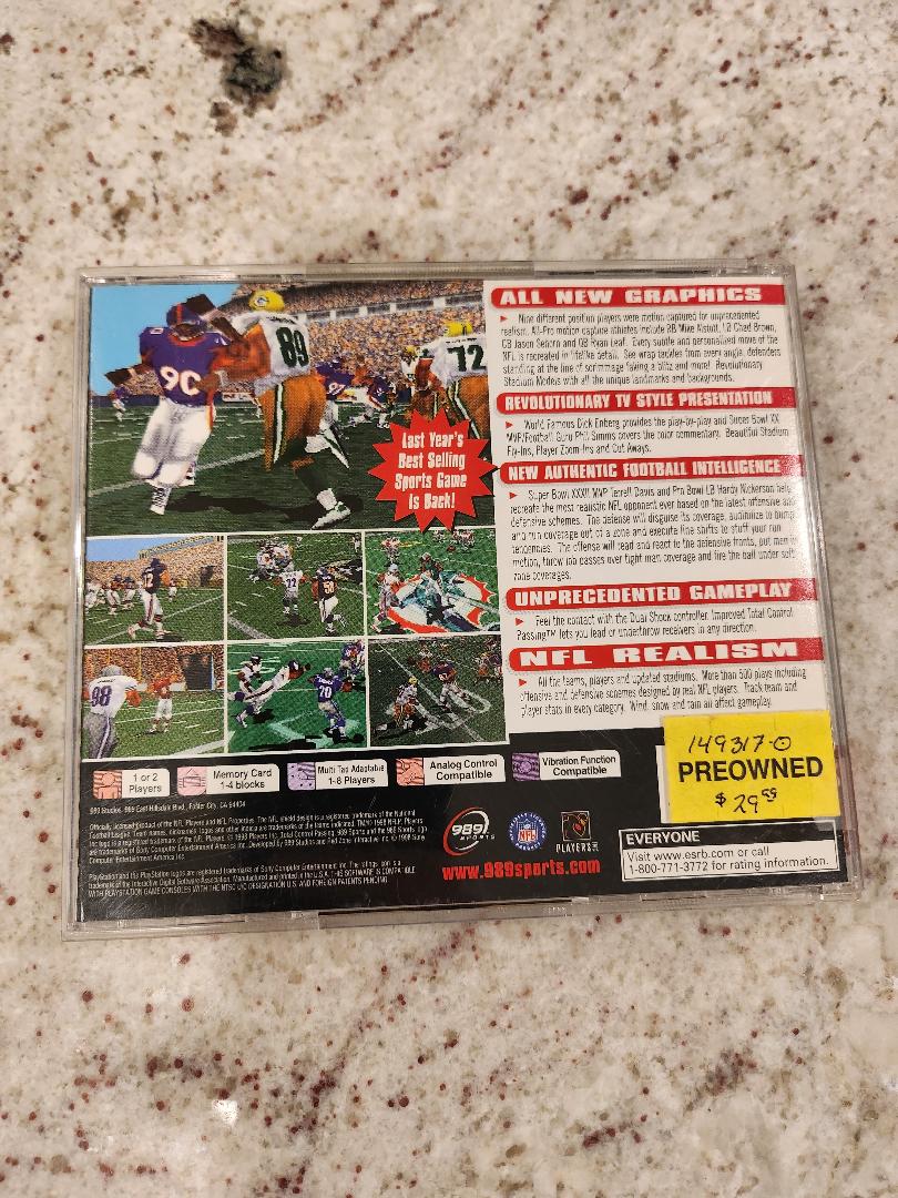 NFL GameDay 99 PS1