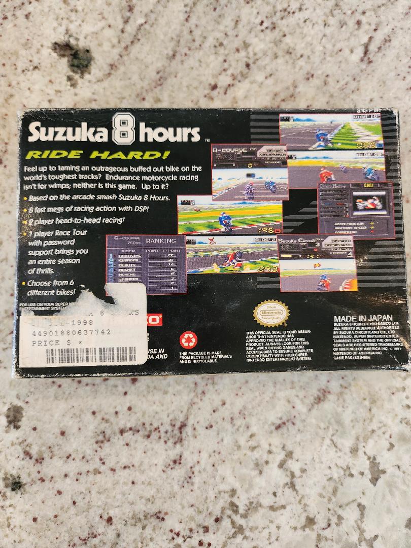 Suzuka 8 Heures SNES 