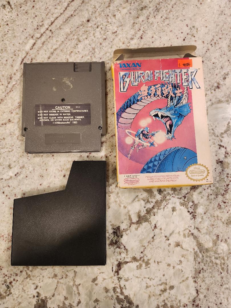 Burai Fighter Nintendo NES Game and Box