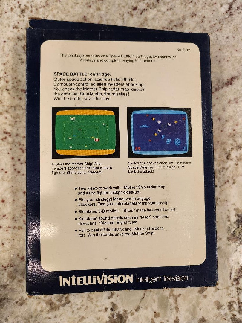 Intellivision de bataille spatiale 