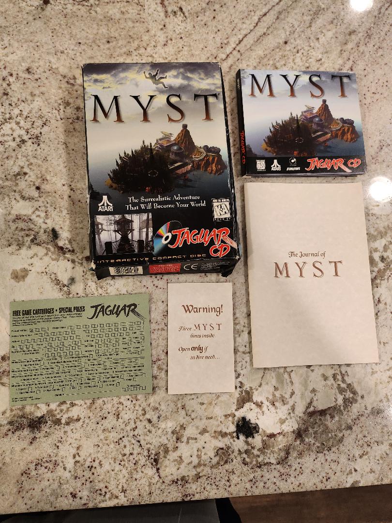 MYST Atari Jaquar CD CIB