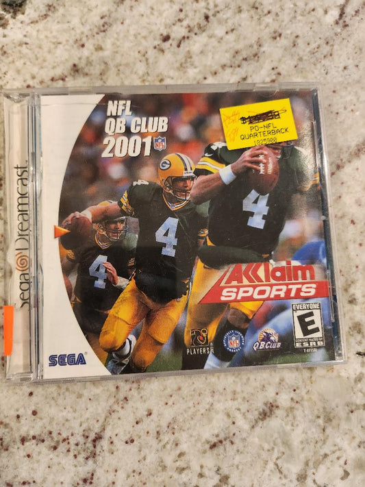 NFL QB CLUB 2001 Sega Dreamcast