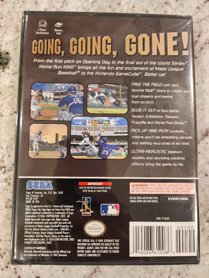 Home Run King Nintendo GameCube Sealed NEW