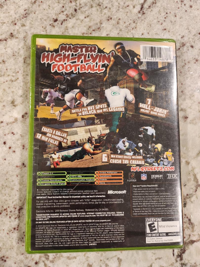 NFL Street 2 XBOX NEW Factory Sealed