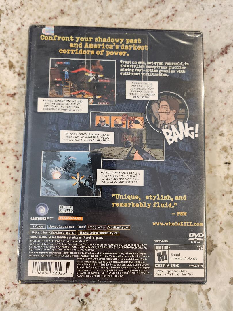Thirteen XIII PS2 Sealed NEW