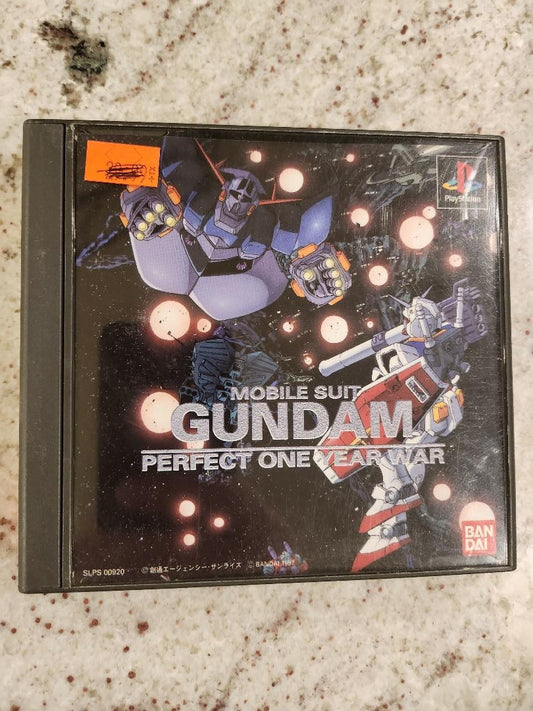 Mobile Suit Gundam Perfect One Year War PS1 Japanese Import