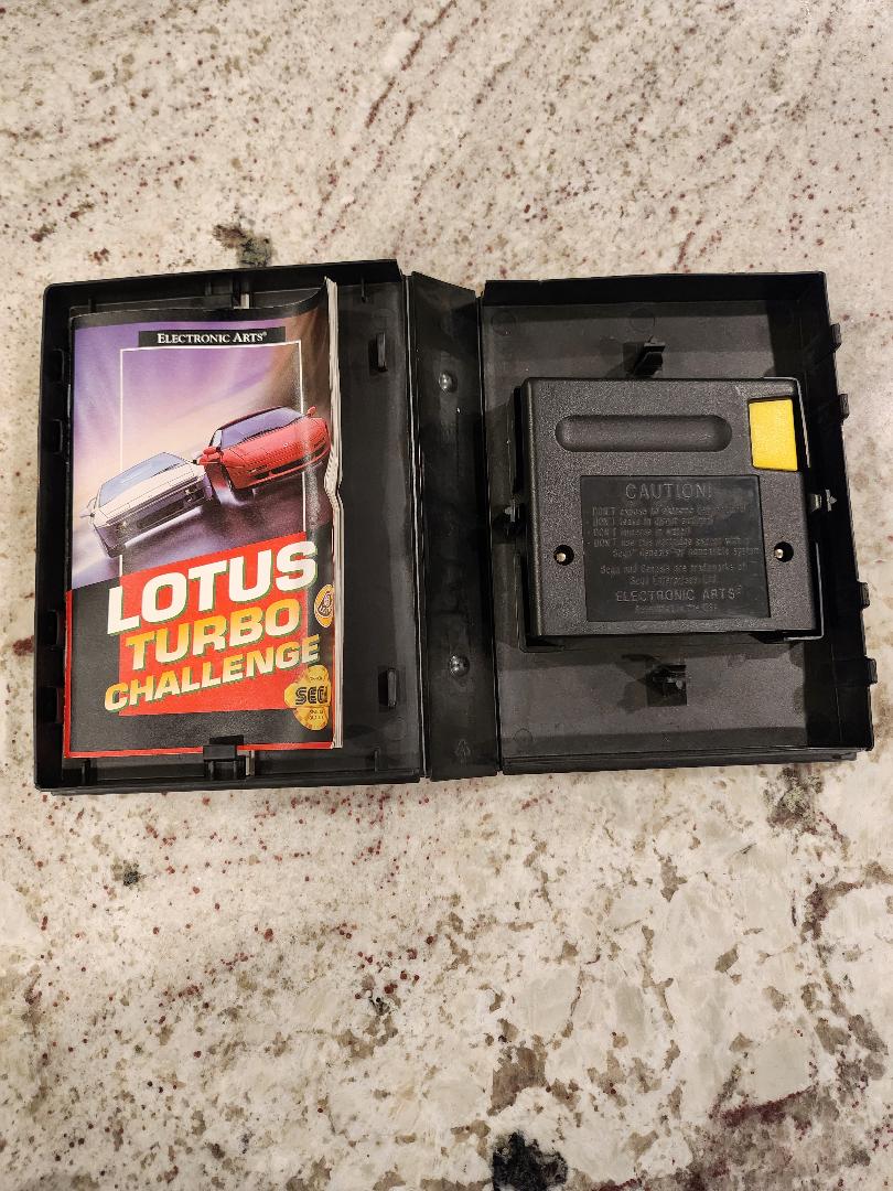 LOTUS Turbo Challenge Sega Genesis CIB 