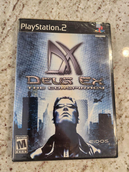 DEUS EX The Conspiracy PS2 Sealed NEW