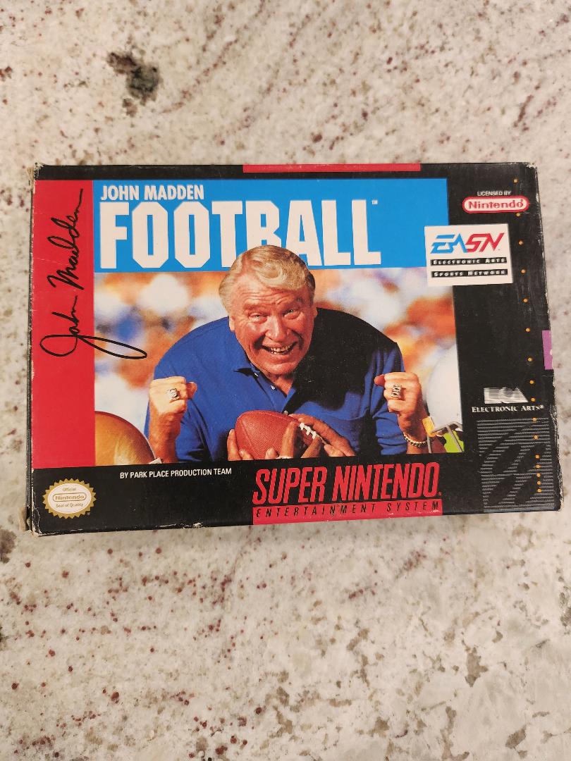 John Madden Fútbol SNES CIB 