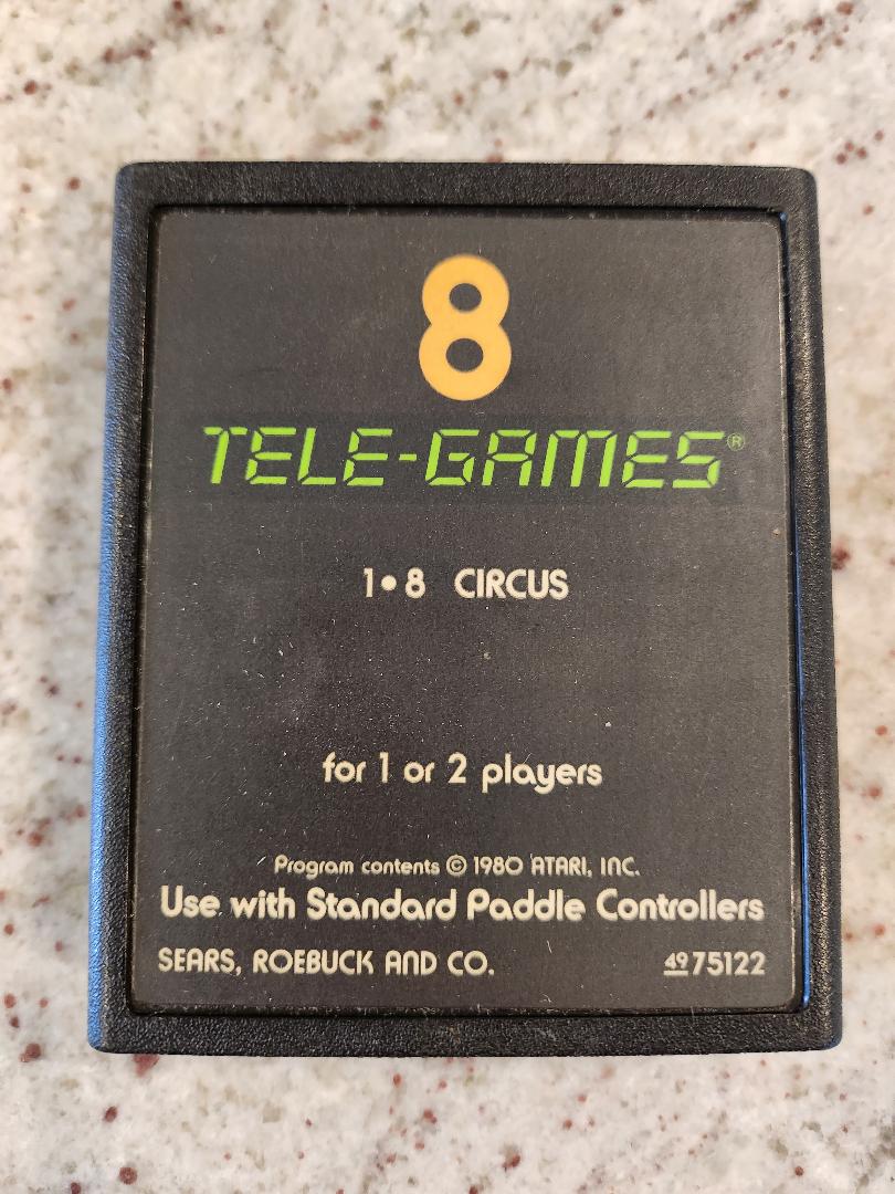 CIRCUS 8 Tele Juegos Atari 2600 
