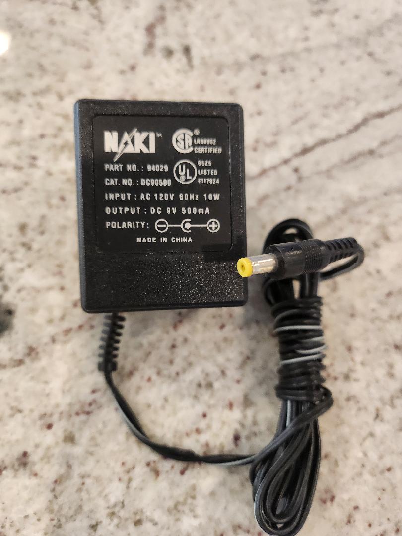 Power Supply NAKI Used 94029 for SEGA Genesis & Game Gear