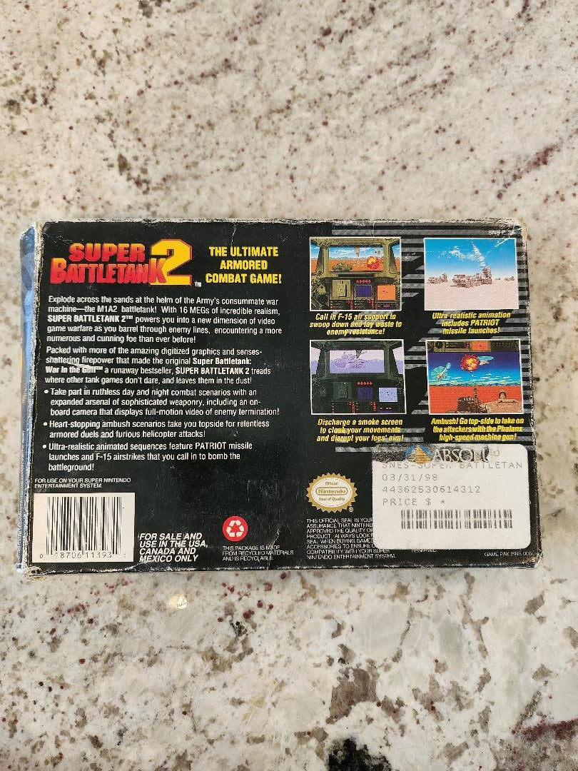 Super Battletank 2 SNES