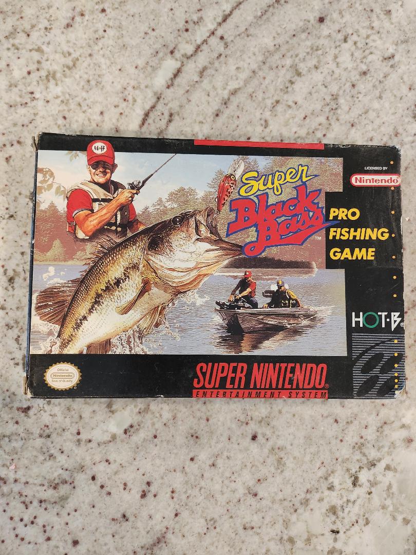 Super Black Bass Pro Fishing SNES CIB