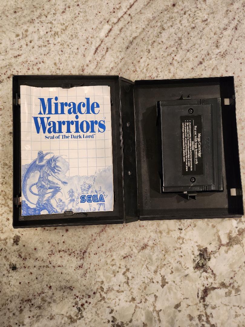Miracle Warriors Sega Master CIB