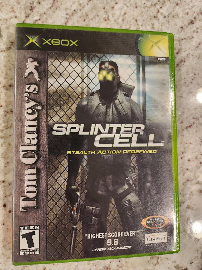Tom Clancy's Splinter Cell Stealth Action redefinido Xbox Original 