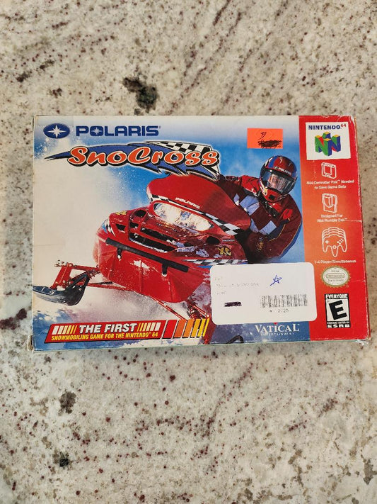 Polaris Snocross N64 Game CIB