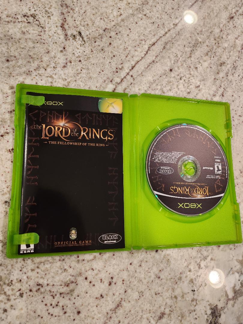 Lord of the Rings The Fellowship of the ring Xbox Original
