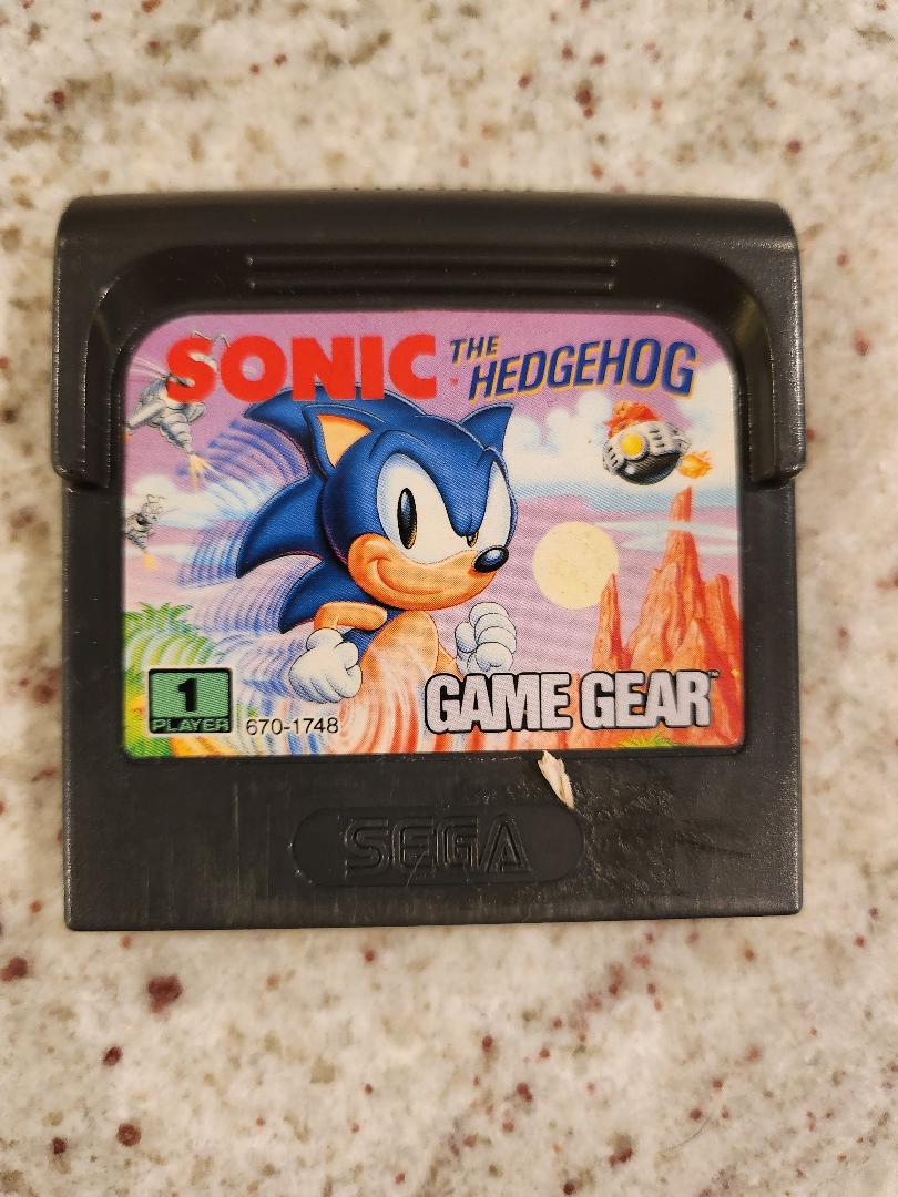 SONIC The Hedgehog Sega Game Gear