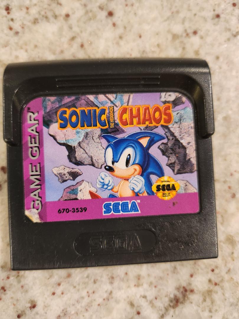 SONIC CHAOS Sega Game Gear