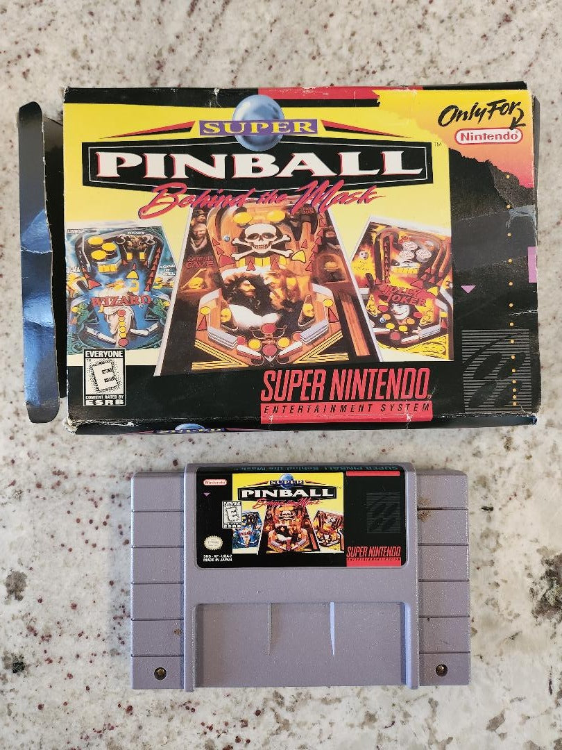 Super Pinball: Behind the Mask SNES