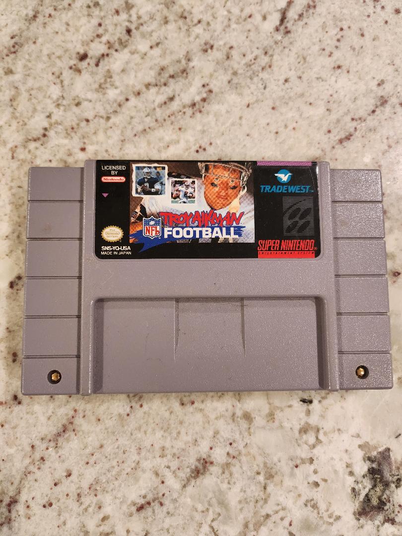 Troy Aikman Football NFL SNES 