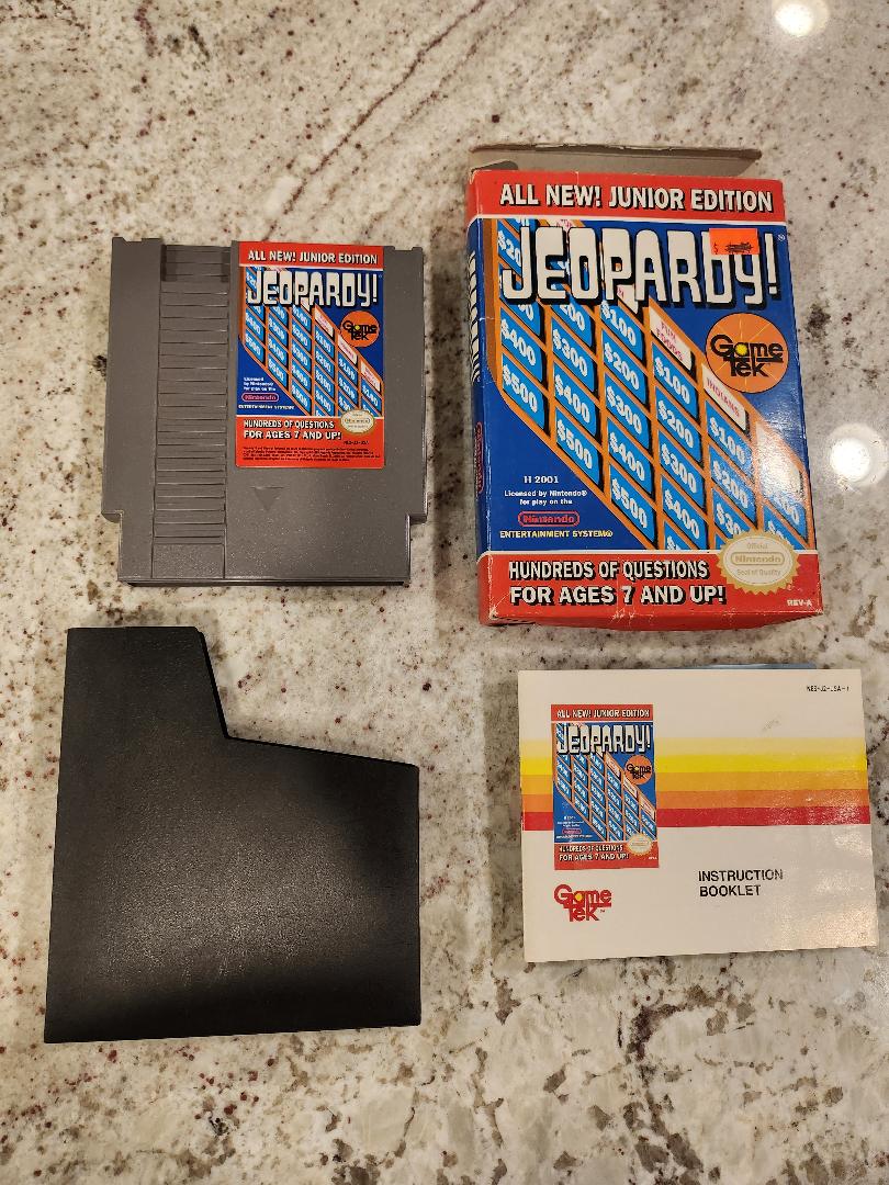 Jeopardy Junior Edition Nintendo NES