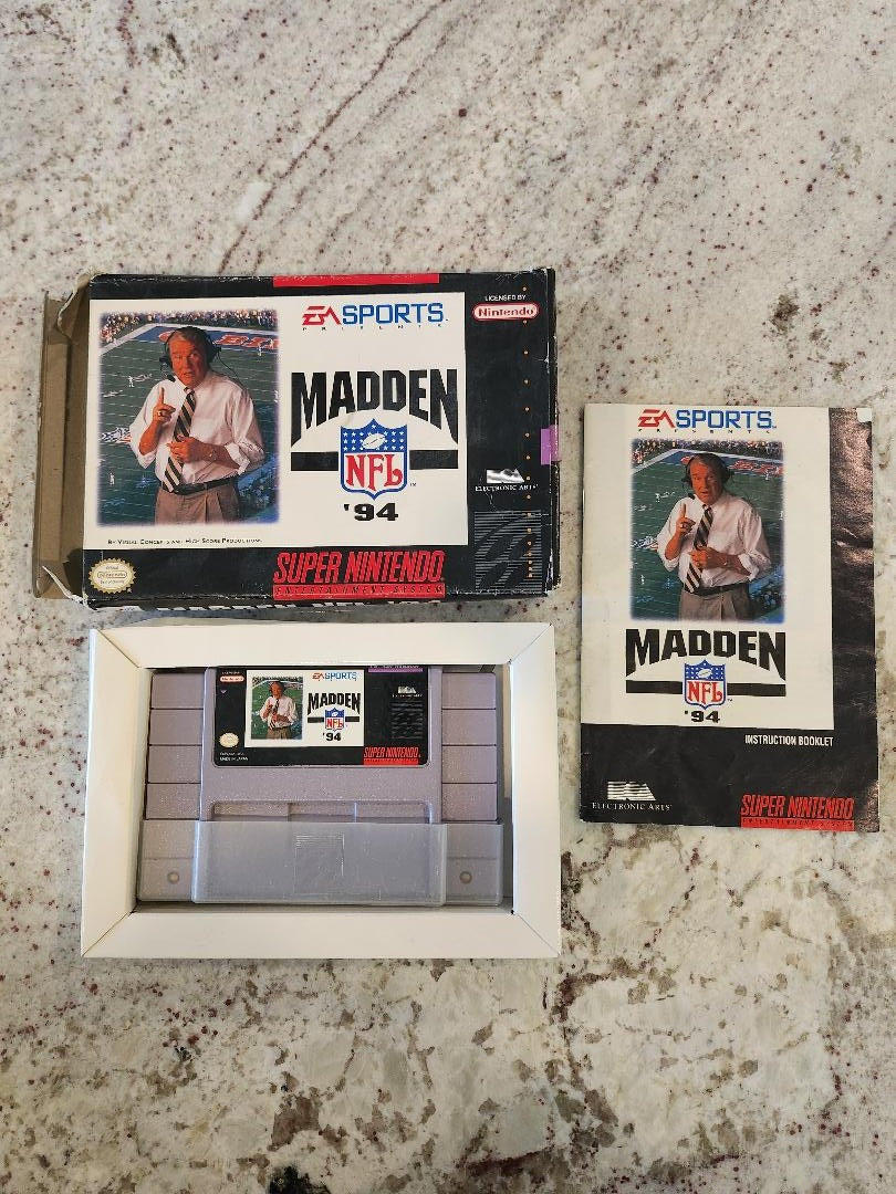 Madden NFL 94 Super Nintendo SNES