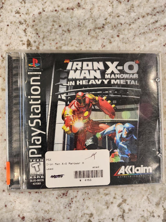 Iron Man X-O Manowar in Heavy Metal PS1