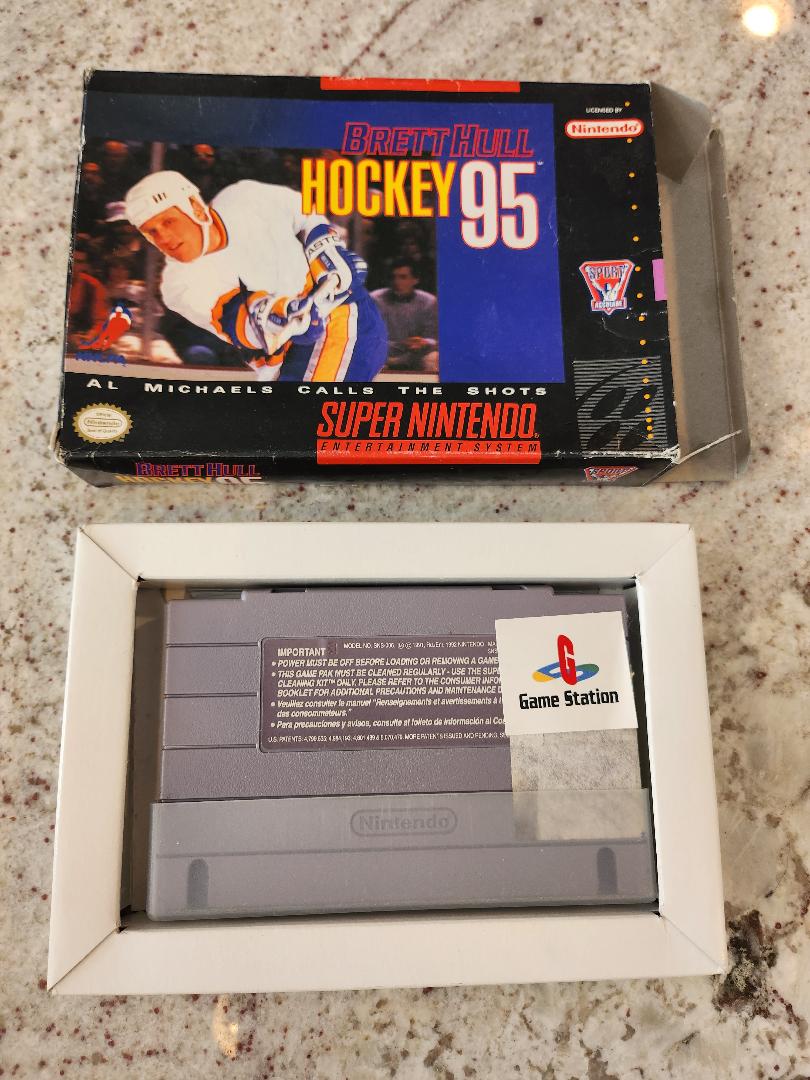 Brett Hill Hockey 95 SNES