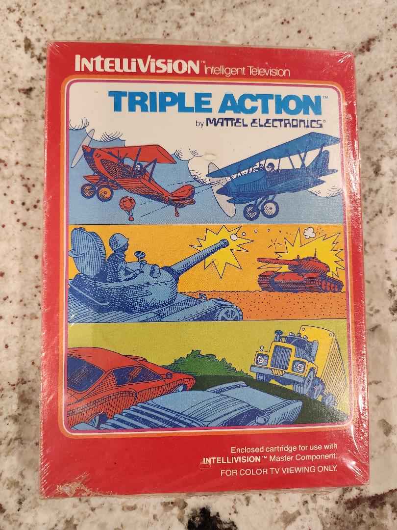 Triple Action Intellivision Sealed NEW