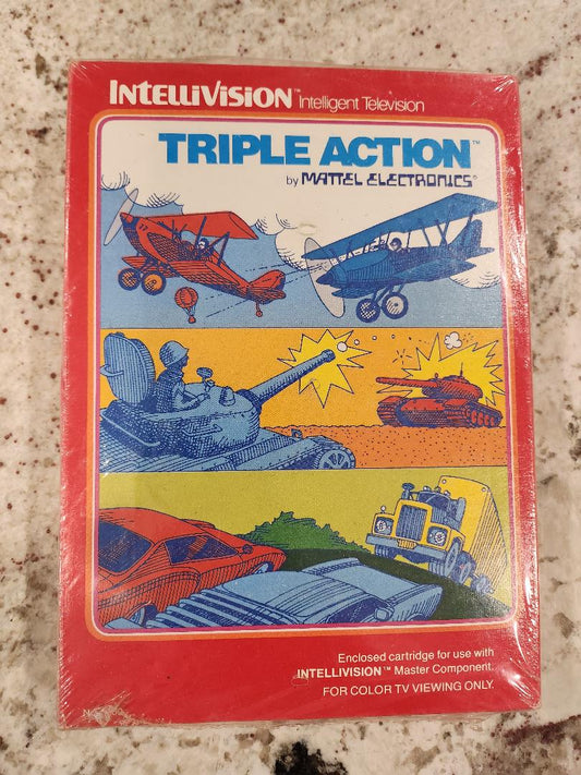 Triple Action Intellivision Sealed NEW