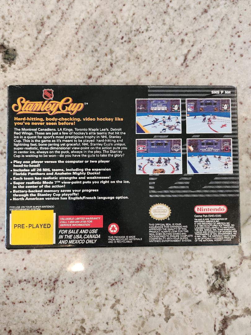 Stanley Cup SNES