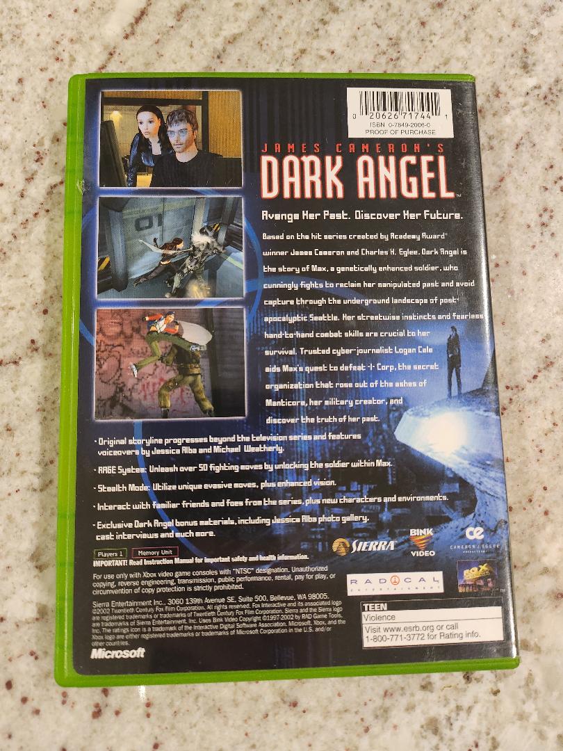 Angle sombre Xbox d'origine 