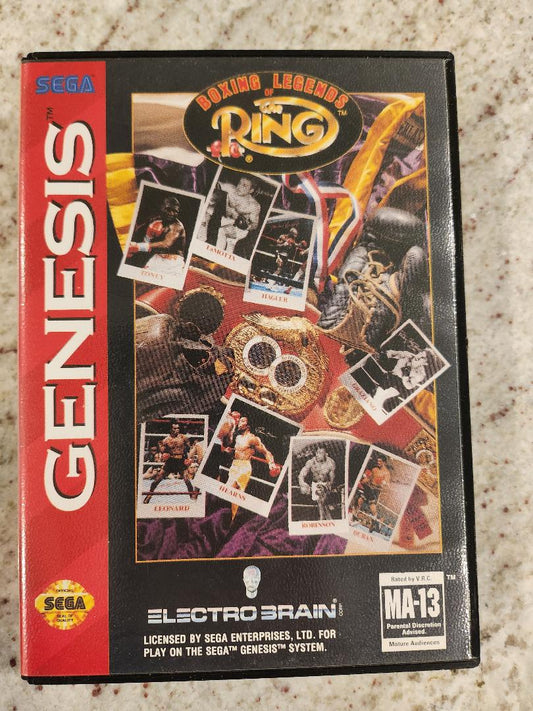Boxe Legends of the Ring Sega Genesis CIB 
