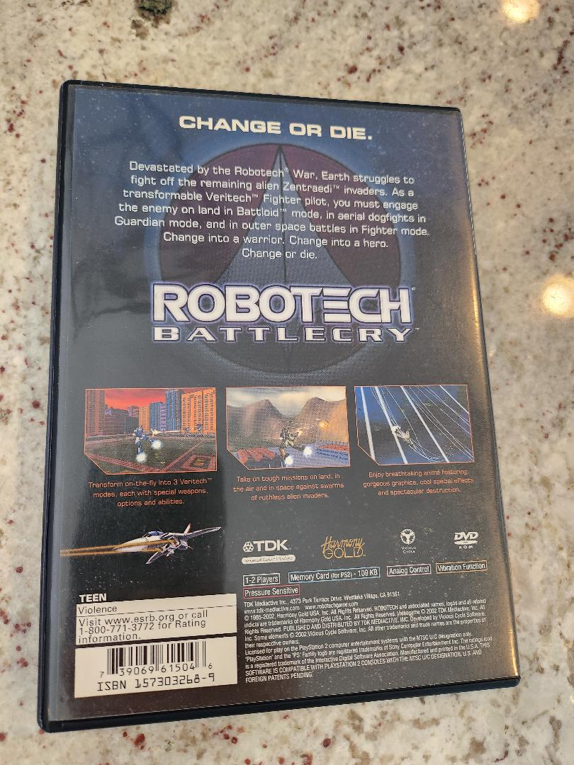 Robotech Battlecry PS2