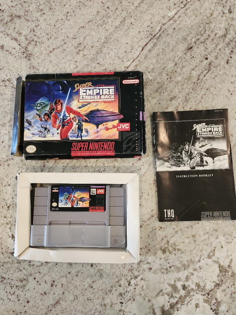 Super Star Wars Empire Strikes Back JVC SNES