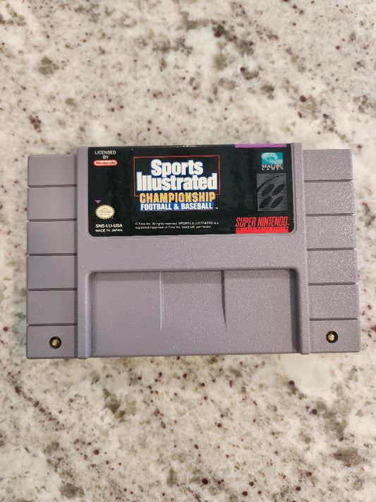 Sports Illustrated Championship Football & Baseball SNES